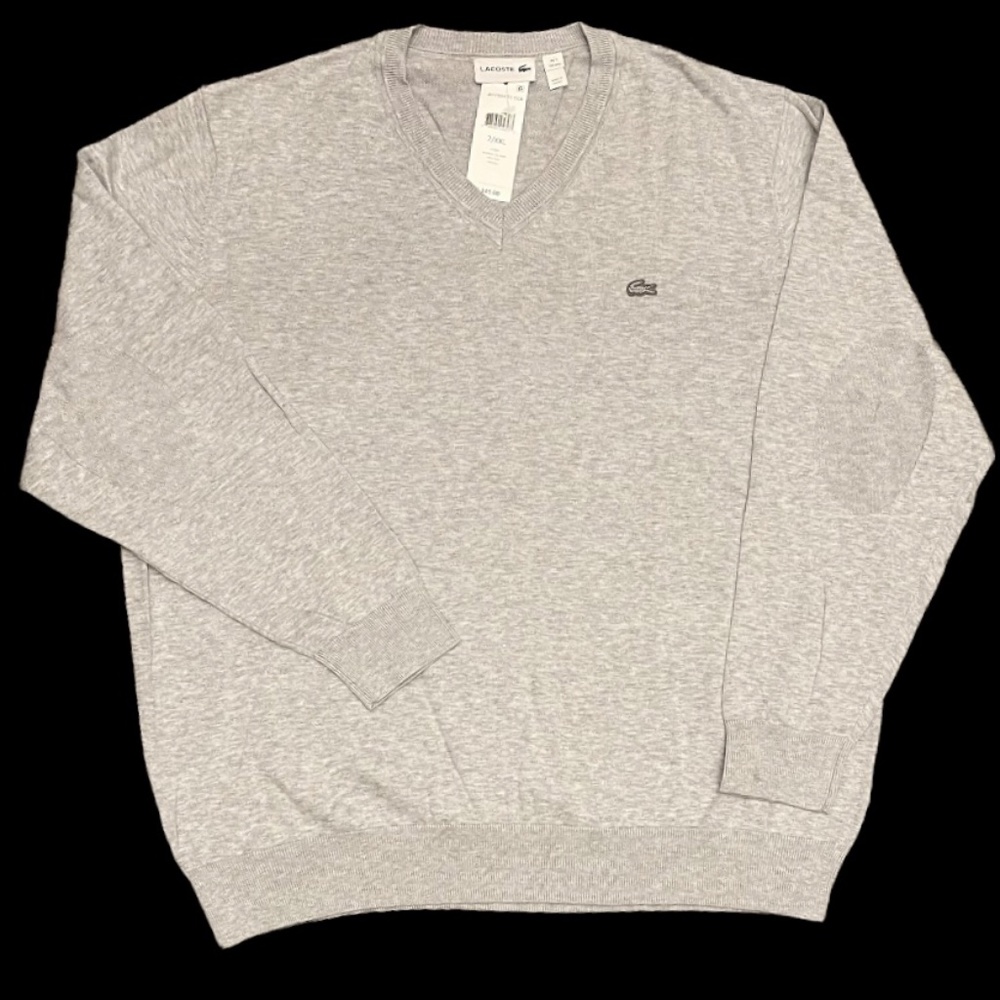Lacoste V neck sweater NEW WITH TAGS